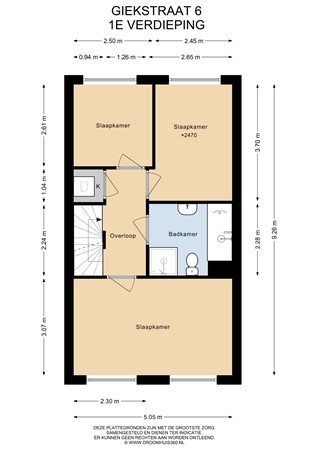 Floorplan - Giekstraat 6, 1433 SH Kudelstaart